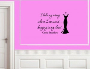 The ever wise words of Carrie Bradshaw.