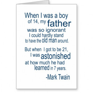 mark_twain_quote_for_dad_greeting_cards ...