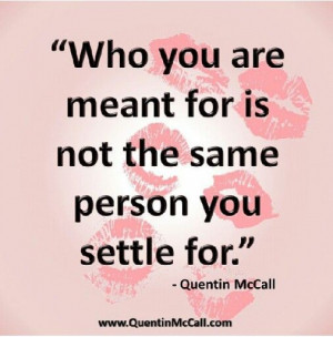Don't settle!!!
