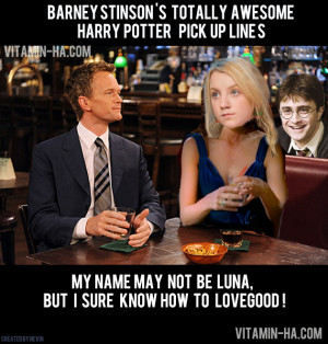 12 of Barney Stinson’s Totally Awesome Harry Potter Pickup lines