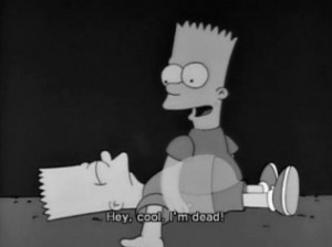 Simpsons Dead Sad Bart Episode Lol Pictures, Photos & Quotes