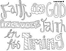 Religious quotes coloring pages