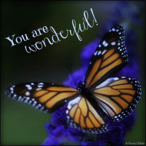 You are wonderful.