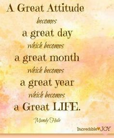 Great attitude quote via www.Facebook.com/.. . More