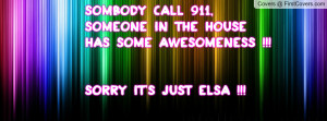 SOMBODY CALL 911, SOMEONE IN THE HOUSE HAS SOME AWESOMENESS !!!SORRY ...