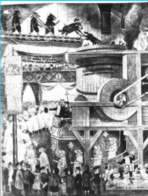 treaty of versailles cartoon. cartoon of Denazification