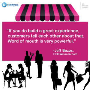 nice quote about word of mouth