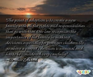 ... new family with all the rights and responsibilities that go with