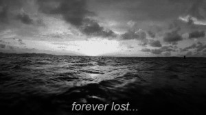 white sad tumblr water quote photography black white ocean dark quotes ...