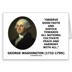 George Washington Faith Quotes