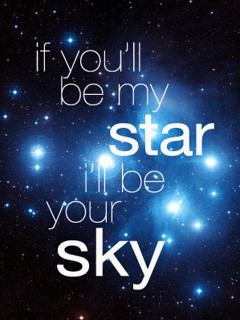 You Are My Star Wallpaper 240x320 cool, love, quote, romantic,