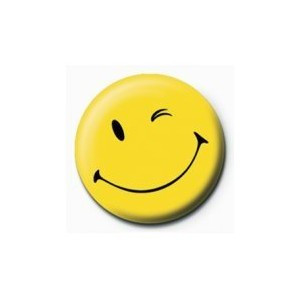 Smiley Ball Marker Yellow Wink