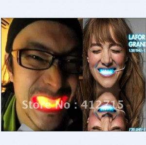 LED light braces flashing teeth Funny the braces bar supplies flash ...