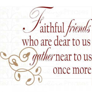 Faithful Friends