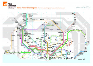 Barcelona Spain Train Map