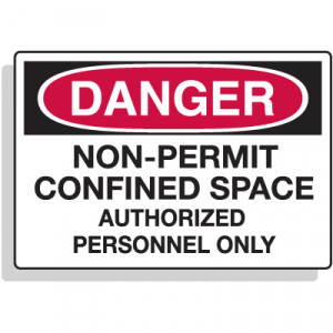 > Signs > OSHA Safety Signs > Confined Space Signs > Confined Space ...