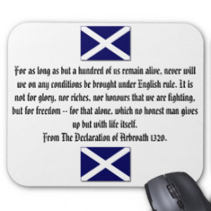 Scottish Declaration of Arbroath Mouse Mats