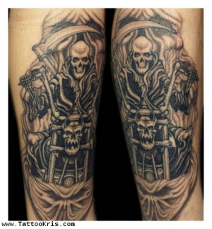 ... %20Motorcycle%20Tattoos%201 Grim Reaper Riding Motorcycle Tattoos 1