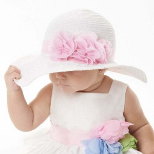 This is the Fancy Easter Baby Sun Hat for Baby Girls from www ...
