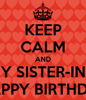 happy birthday to my sister in law