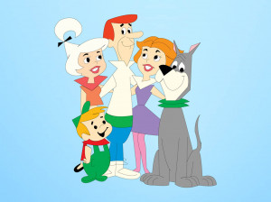 Happy Family With Mother Father Daughter Son Children Cartoon Male