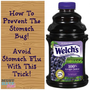 How to Prevent Stomach Flu Grape Juice Is The Trick!