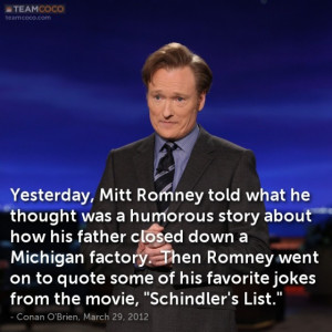 Yesterday, Mitt Romney told what he thought was a humorous story about ...