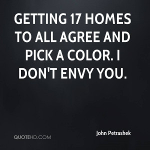 Getting 17 homes to all agree and pick a color. I don't envy you.