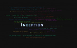 Beautiful Inception Quote Wallpaper is a nice HD wallpaper for your ...