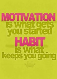 Lack motivation.... lots of habit.