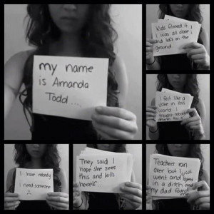 ... how can you find strenght to say no, and not being bullied yourself