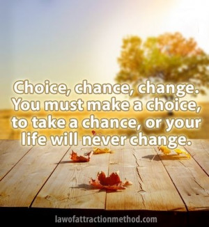 Fitness mindset - make a change quote