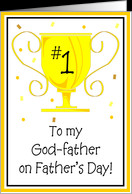 Happy Father’s Day - God Father card - Product #201106