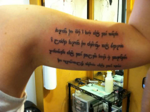 Lord The Rings Tattoo Quotes