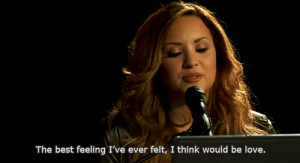 gif Demi Lovato quote