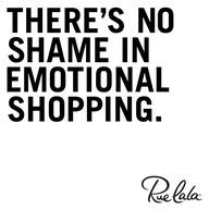 There's nothing like retail therapy.