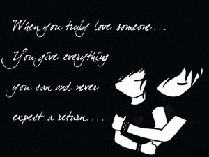 Love Quote in Cartoon in 1600 * 1200