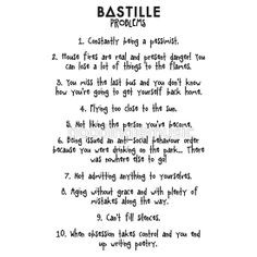 Bastille Problems!!! Only a true Stormer would understand this. Omg I ...