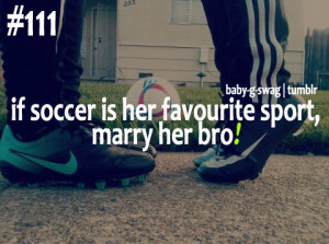 If soccer’s her favourite sport, MARRY HER BRO!