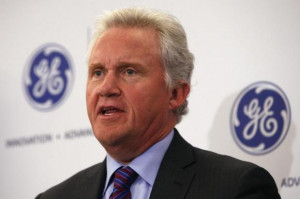 Jeff Immelt, Chairman and CEO of General Electric appears at a news ...