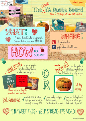 The Great YA Quote Board: A new way to celebrate the YA fiction we ...