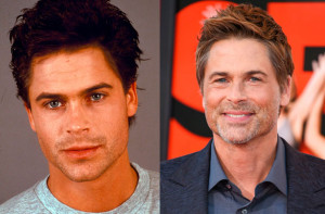 Rob Lowe Then and Now