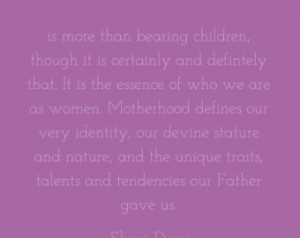 Popular items for motherhood quote