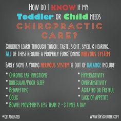 Chiropractic Helpful, Chiropractic Care, Nervous System, Children ...