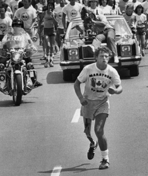 Terry Fox started his run across Canada on April 12, 1980, to raise ...