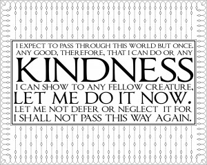 Tags: black and white , kindness , printable quote