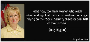 Right now, too many women who reach retirement age find themselves ...