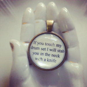 step brothers drum quote necklace by SuperFantasticJulie on Etsy, $16 ...