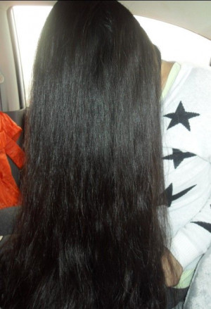 Waist Length Thick Hair