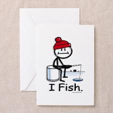 Ice Fishing Greeting Cards